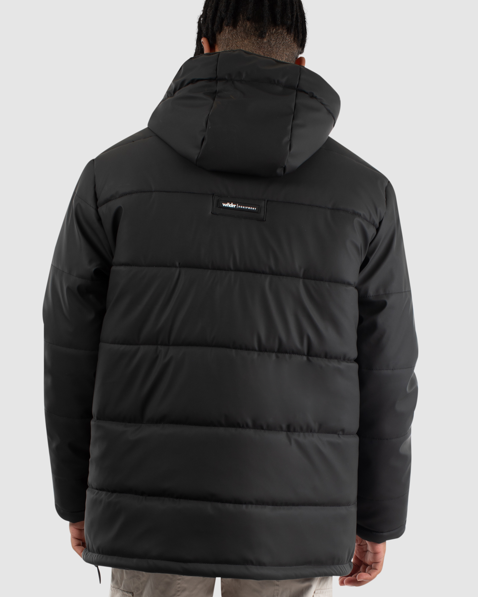 COUNT IT PUFFER JACKET - BLACK