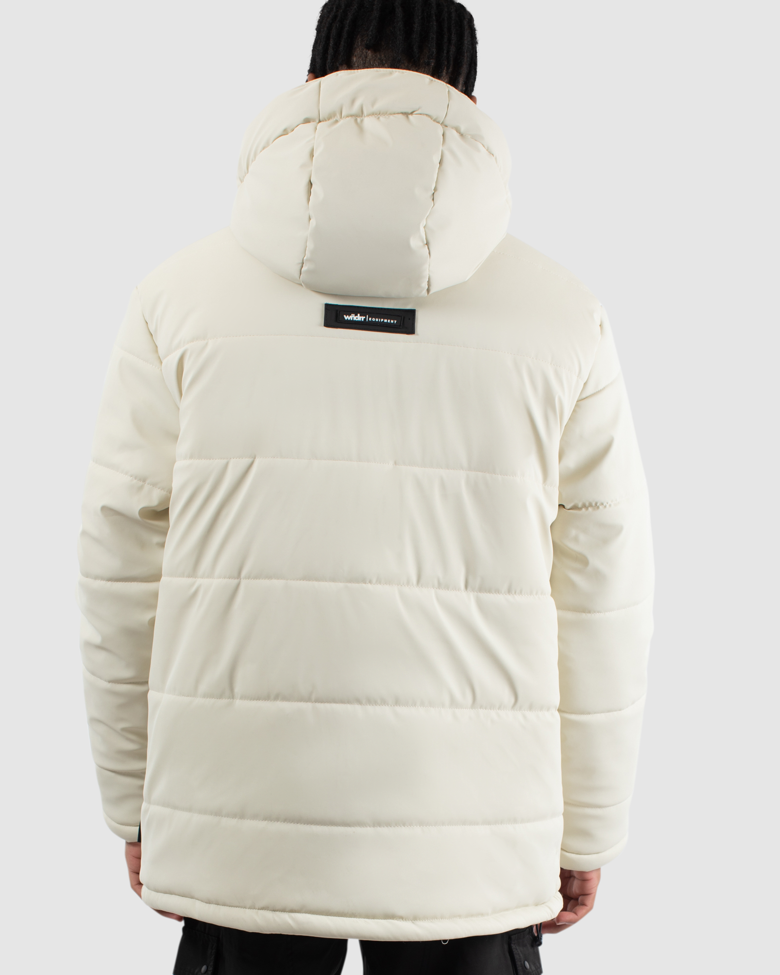 COUNT IT PUFFER JACKET - OFF WHITE