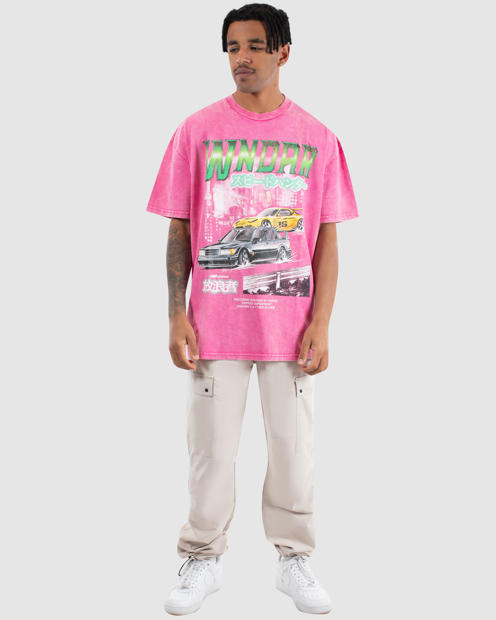 SPEEDHUNTER VINTAGE FIT TEE - WASHED MAGENTA
