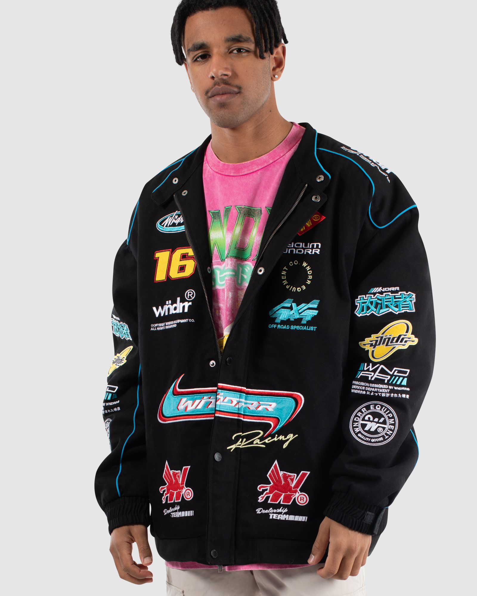 SUZUKA MOTO JACKET - BLACK
