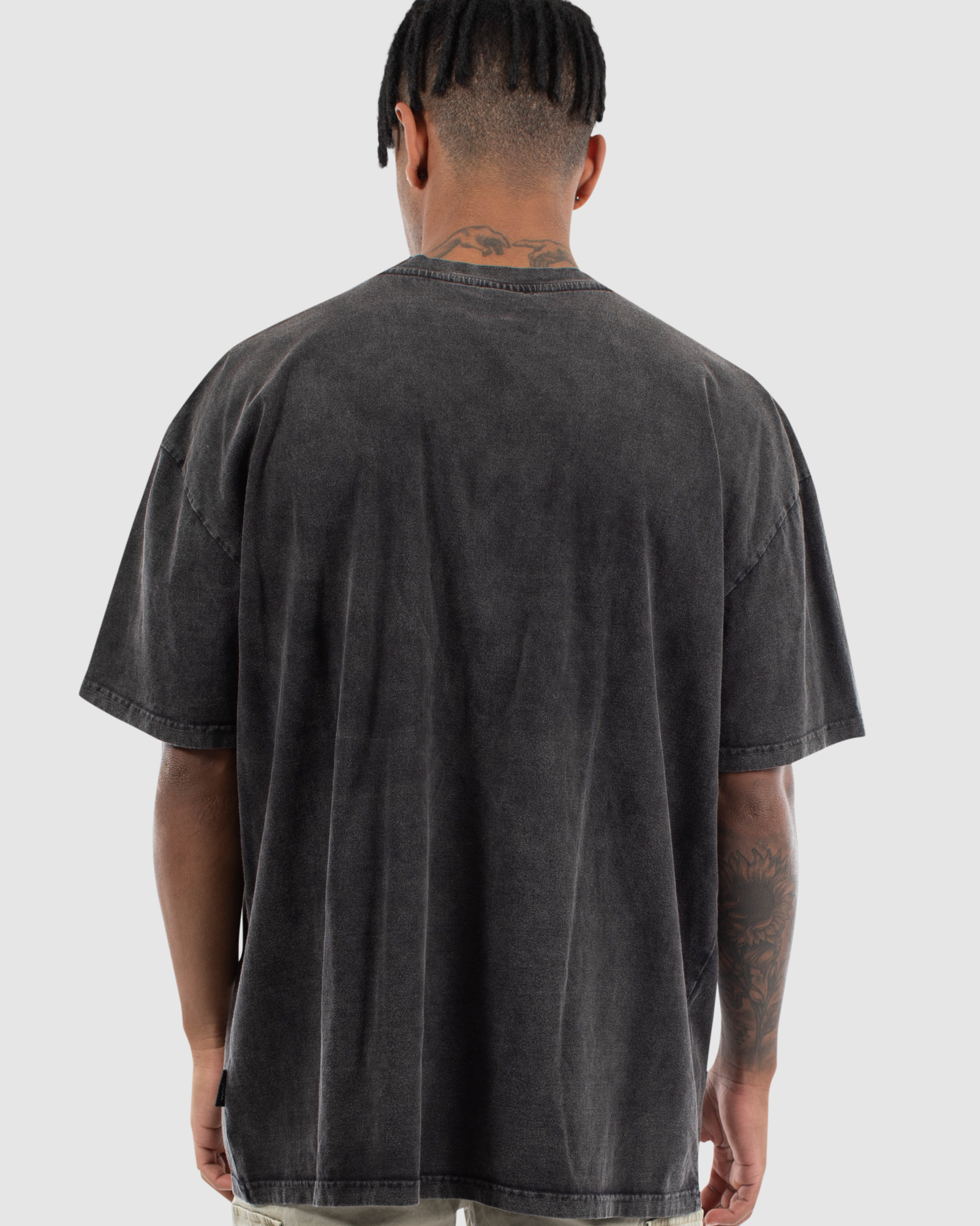 BOUNCE VINTAGE FIT TEE - WASHED BLACK
