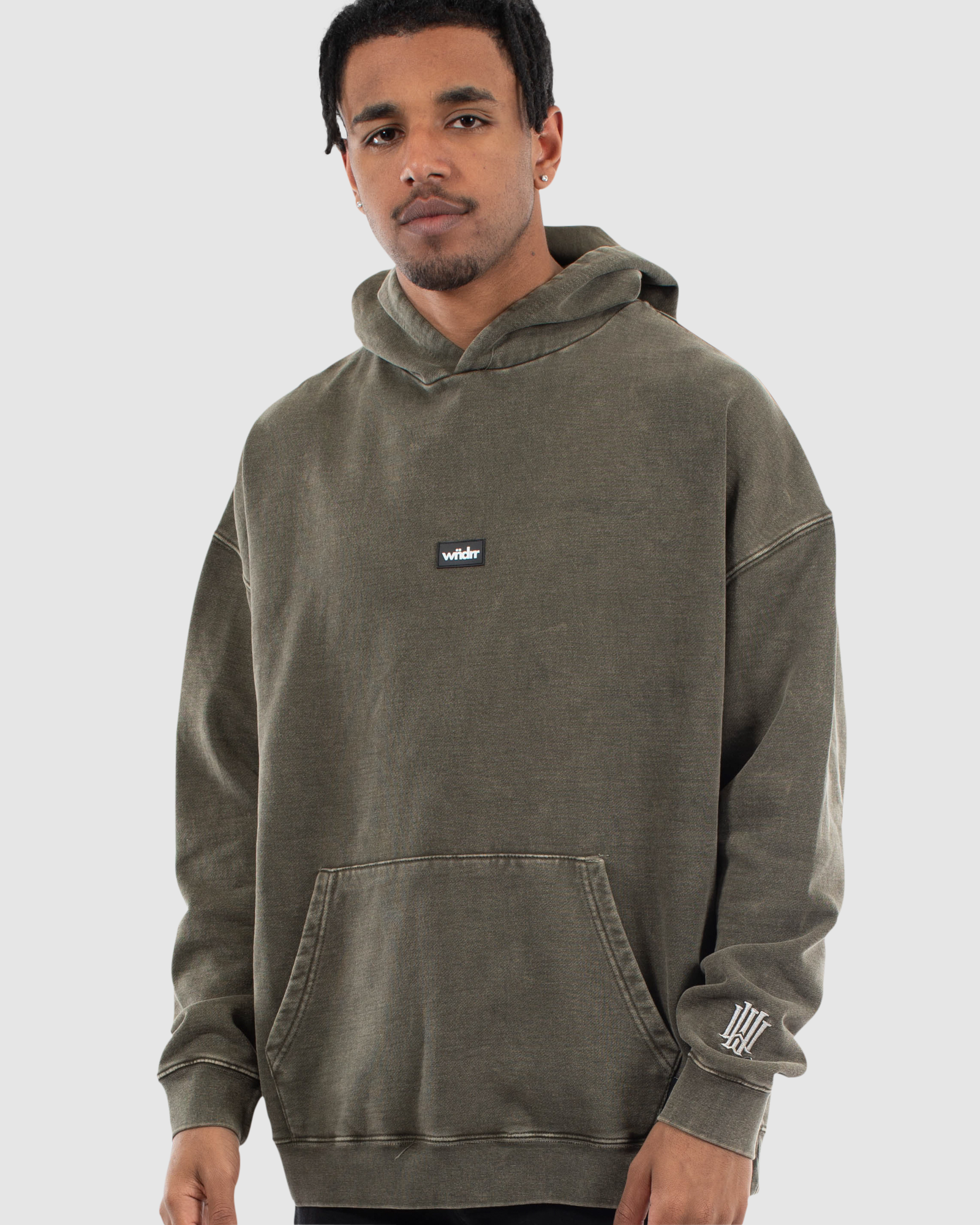 HOXTON V2 HEAVY WEIGHT HOOD SWEAT - WASHED KHAKI