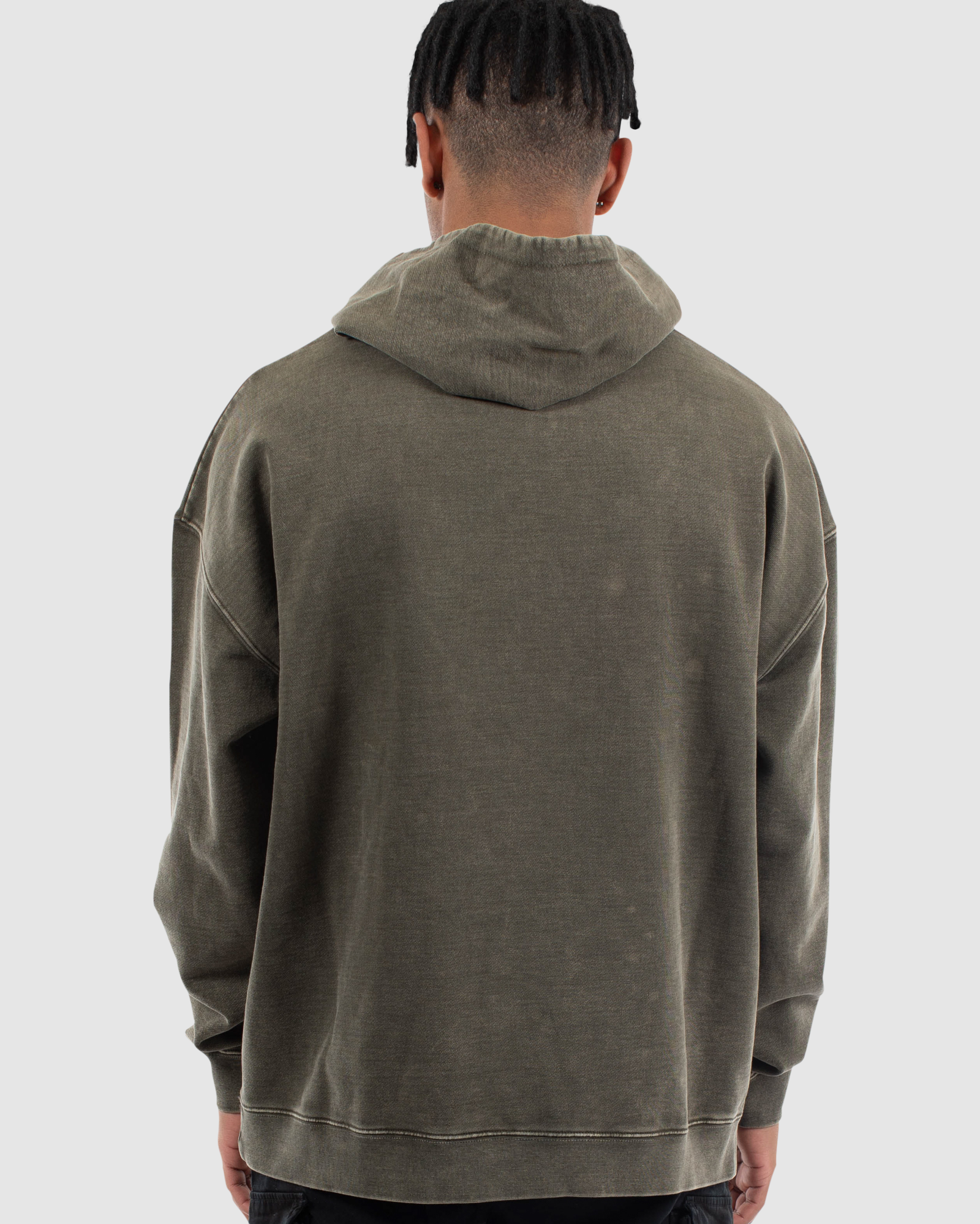 HOXTON V2 HEAVY WEIGHT HOOD SWEAT - WASHED KHAKI