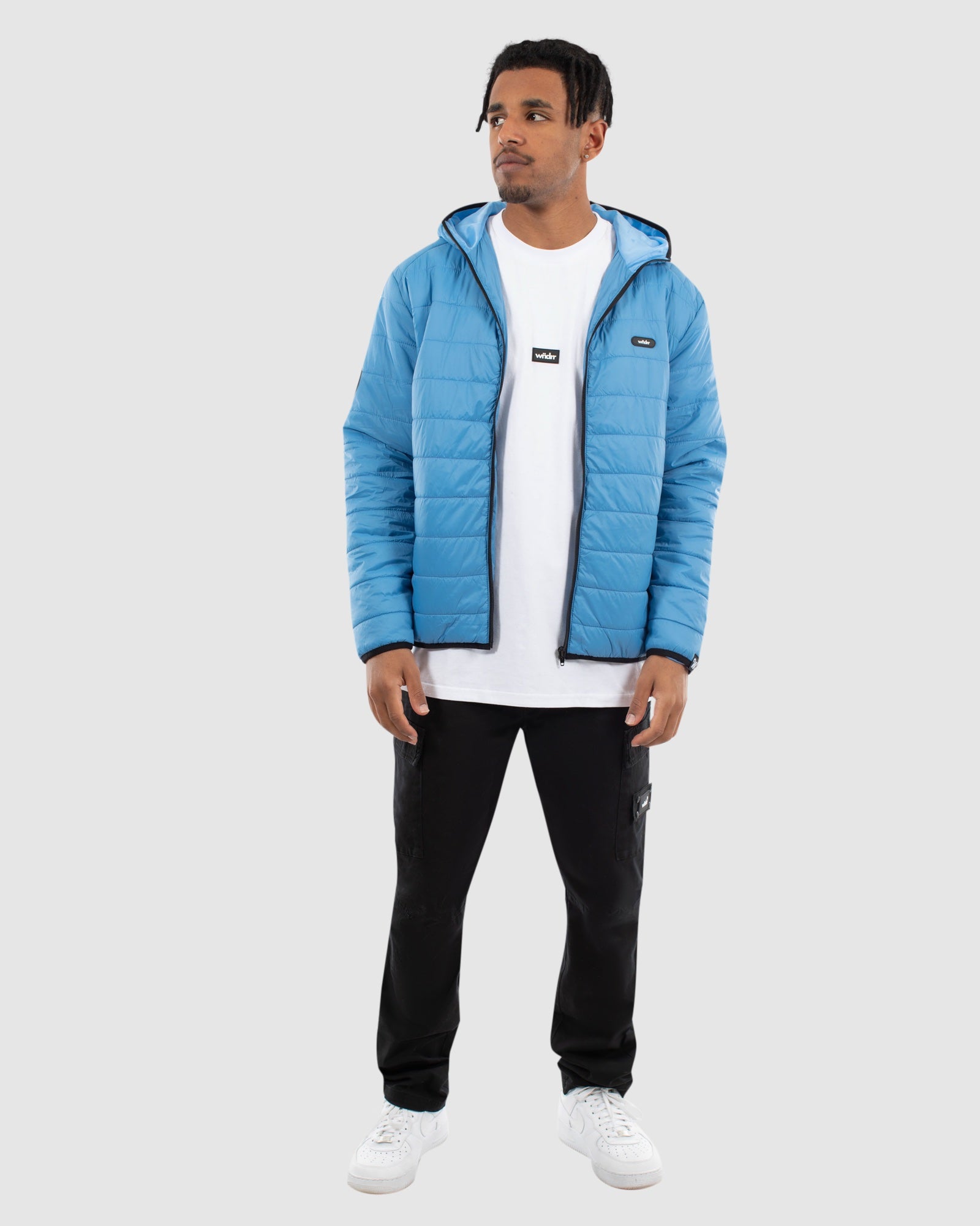 ALT PUFFER JACKET - CORN BLUE