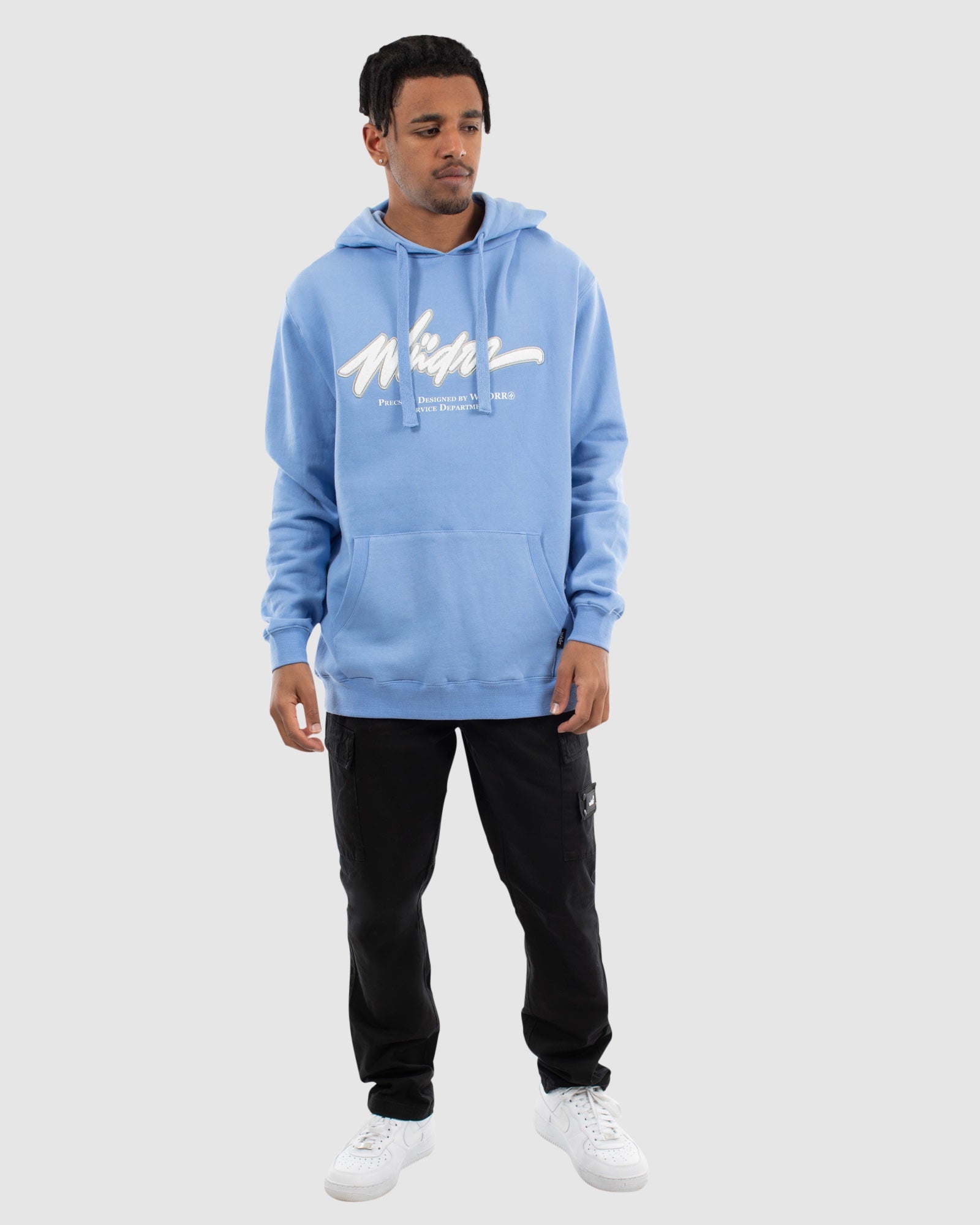 CONSCRIPT HOOD SWEAT - CORN BLUE
