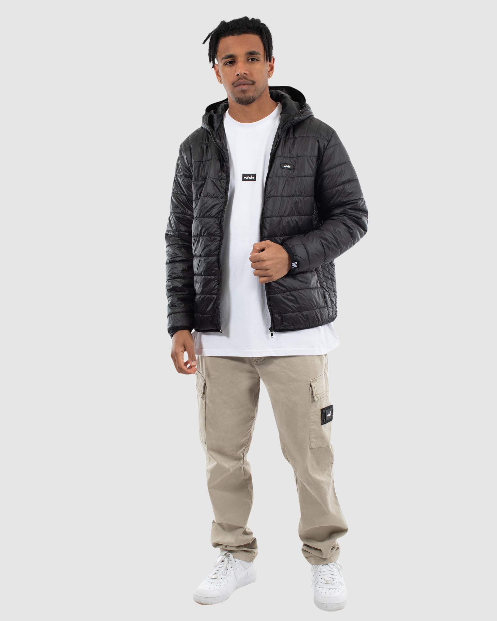 ALT PUFFER JACKET - BLACK