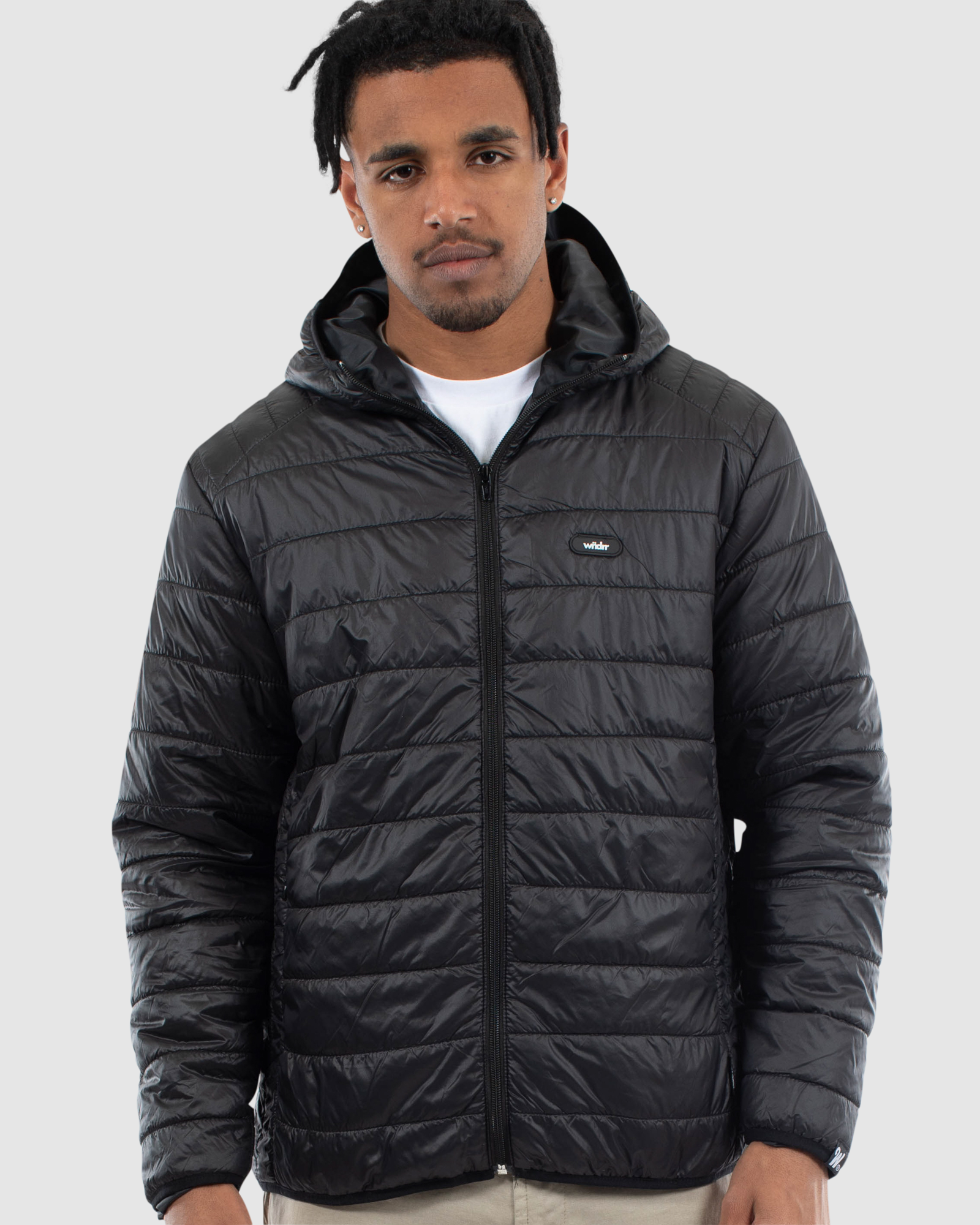 ALT PUFFER JACKET - BLACK