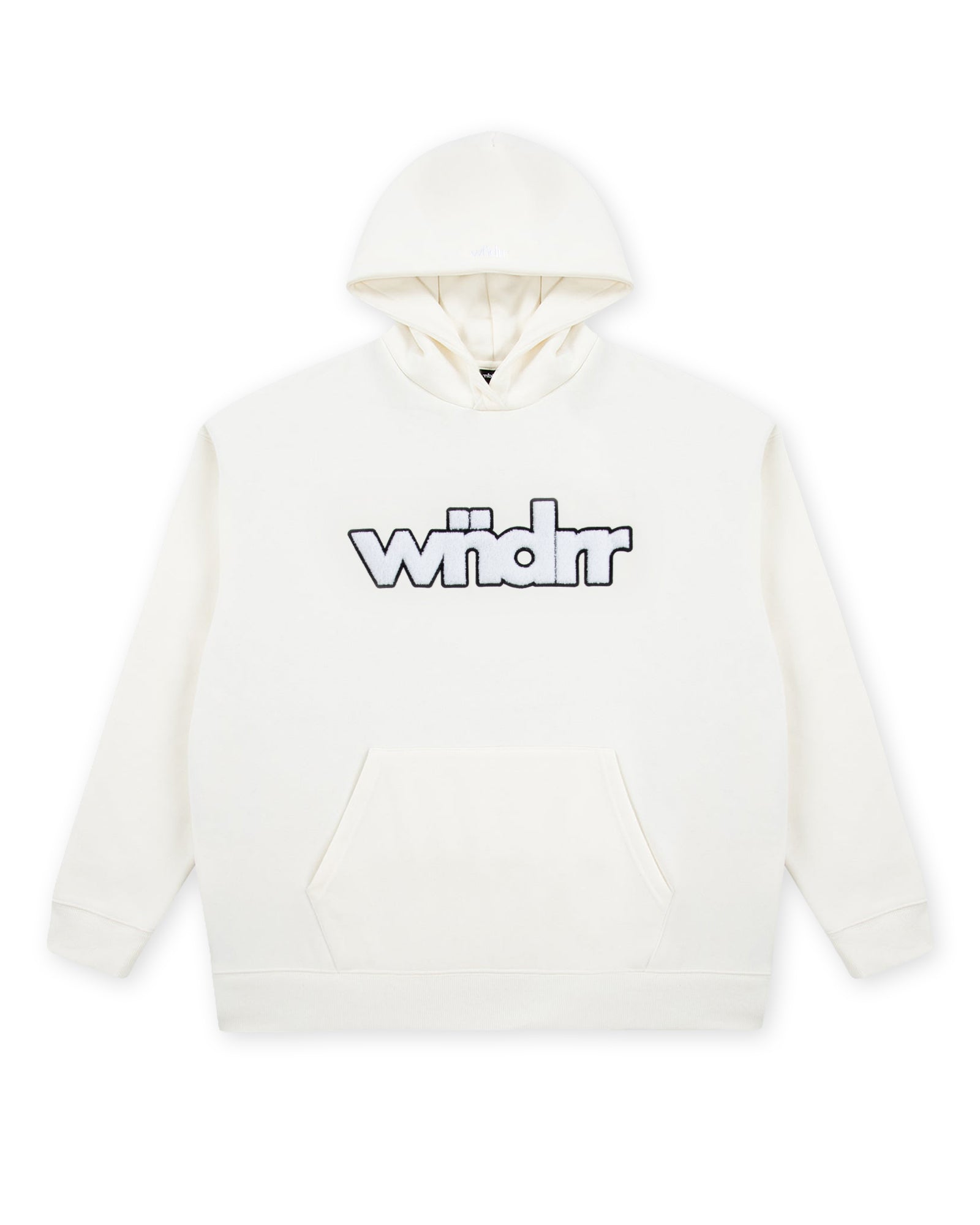 TONE HOOD SWEAT - OFF WHITE