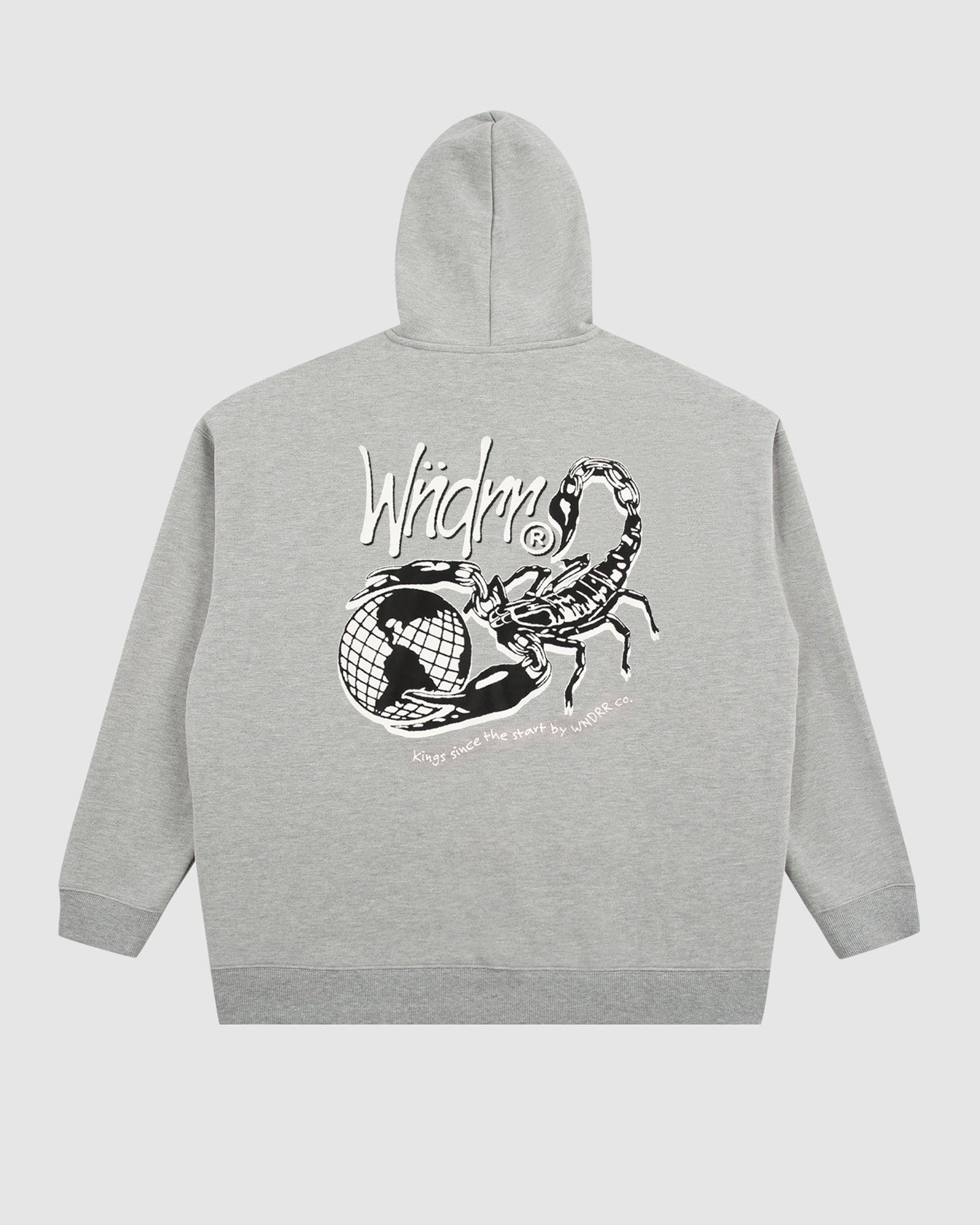 SCORPION HOOD SWEAT - GREY MARLE