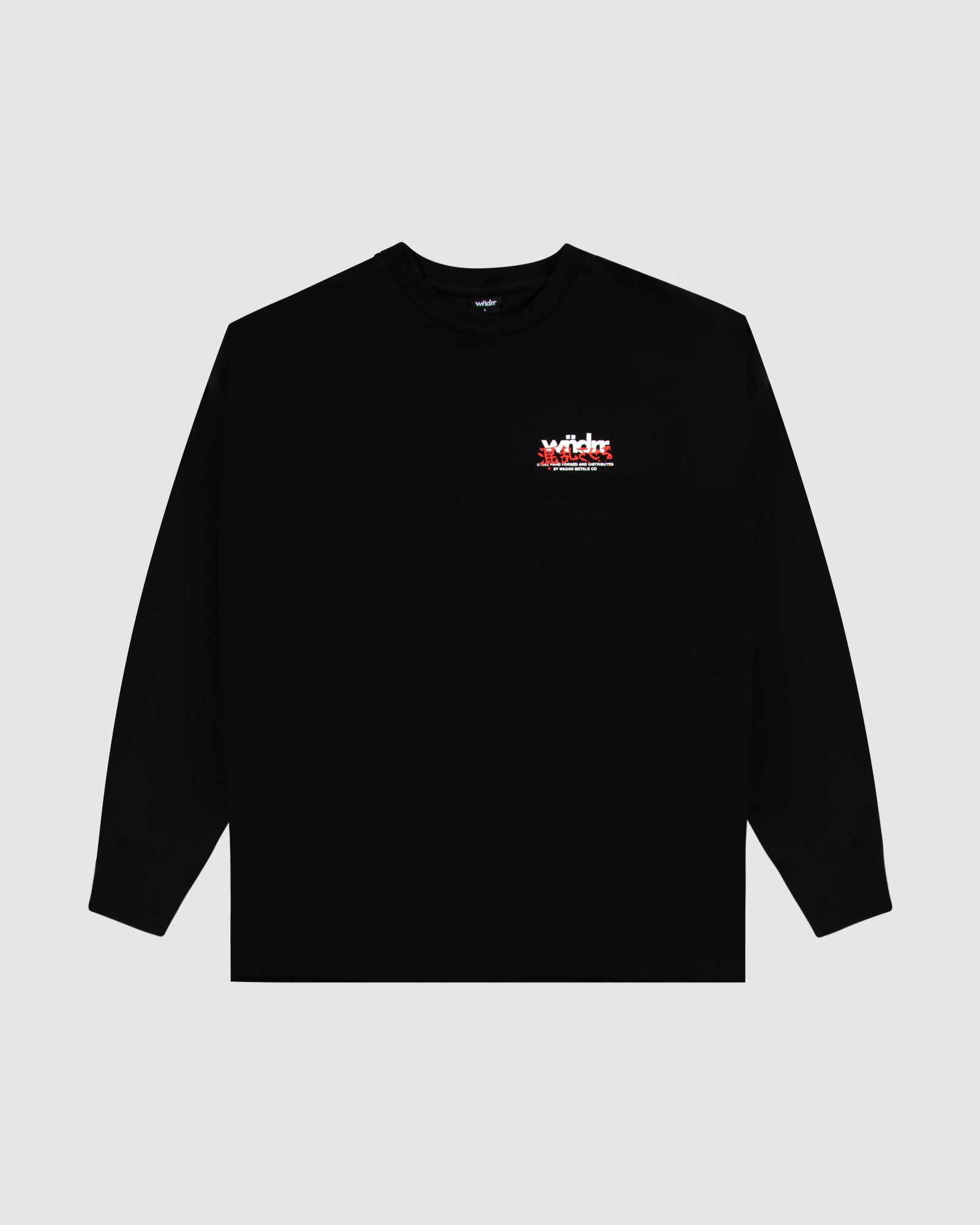FORGED L/S TEE - BLACK