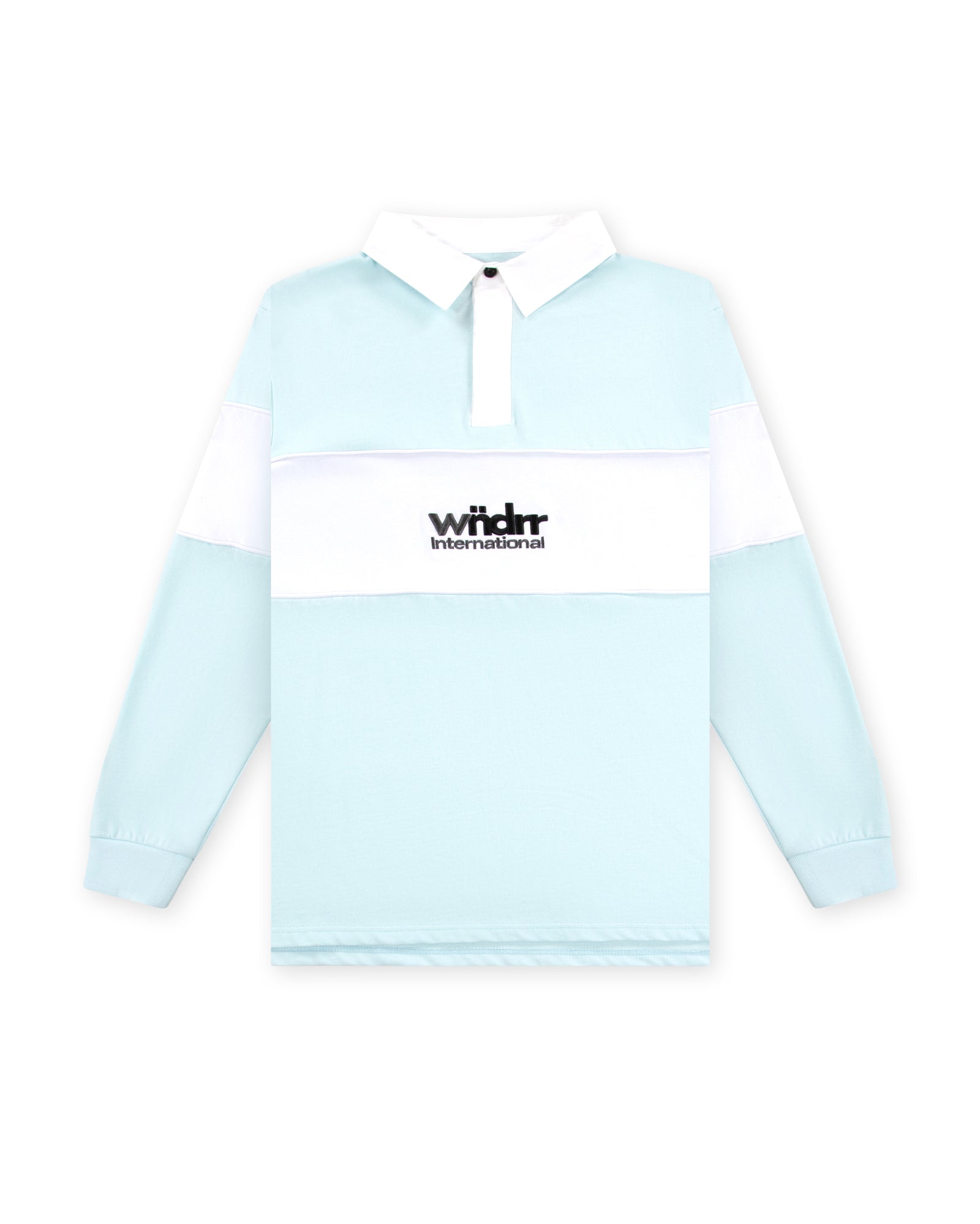 INT PANEL RUGBY POLO - BABY BLUE