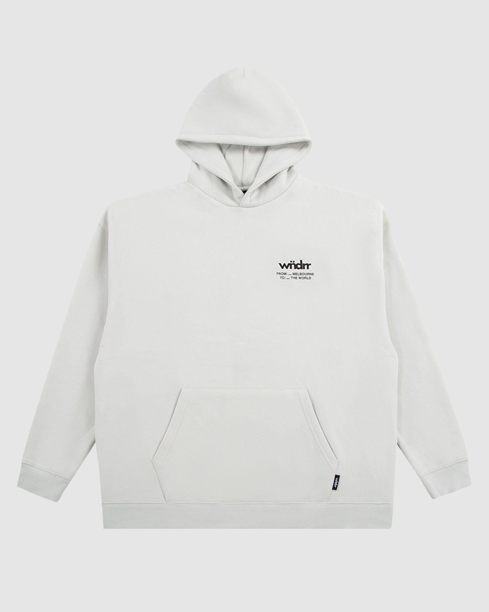 THE WORLD HOOD SWEAT - OYSTER