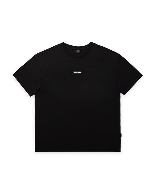 MARK BOX FIT TEE - BLACK