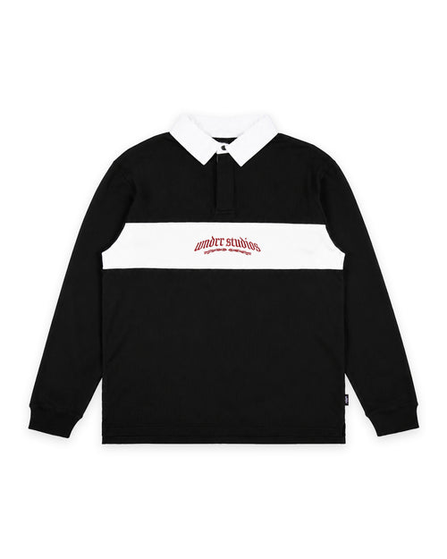 KARNAGE RUGBY POLO - BLACK