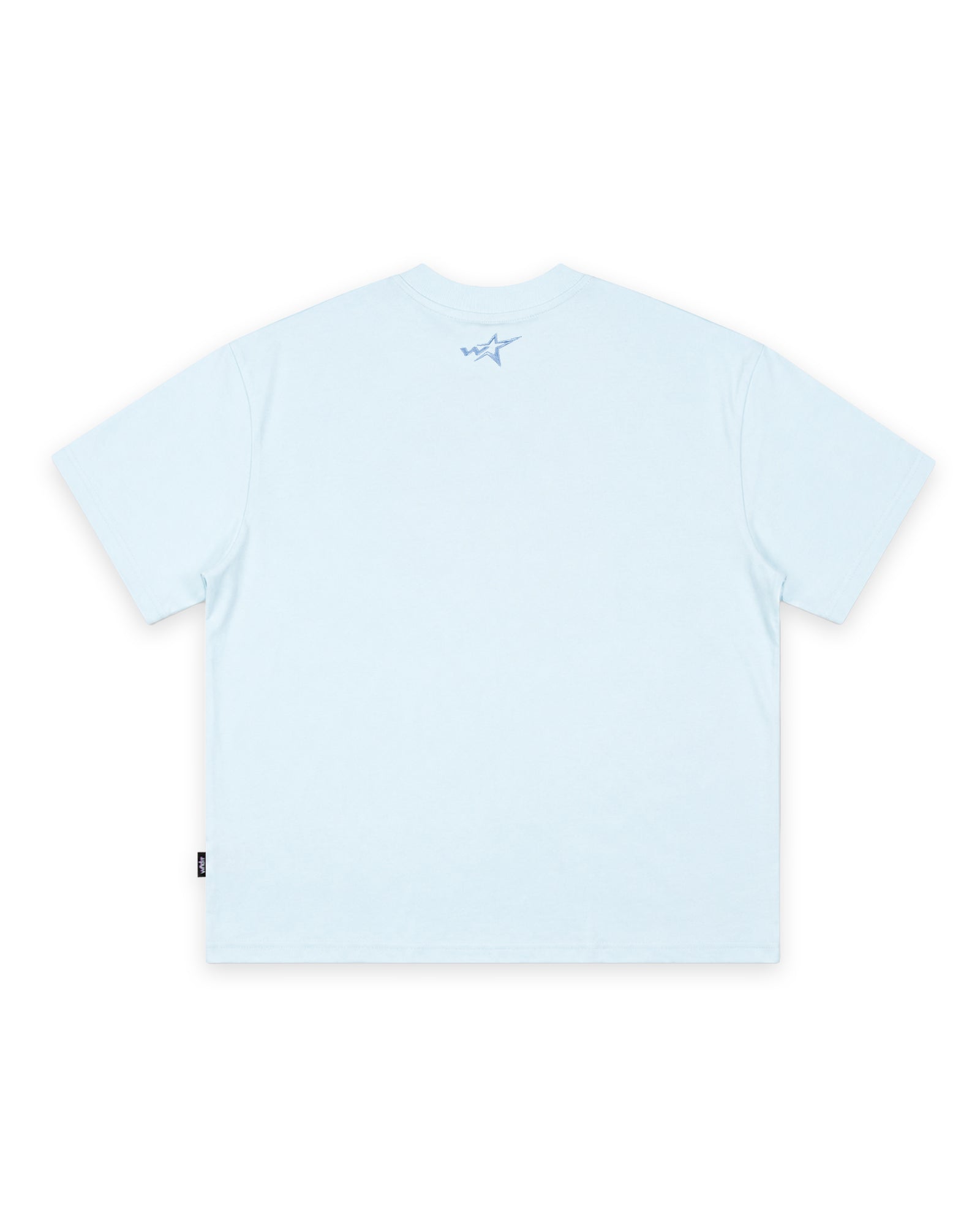 FIVE POINT HEAVY WEIGHT TEE - BABY BLUE