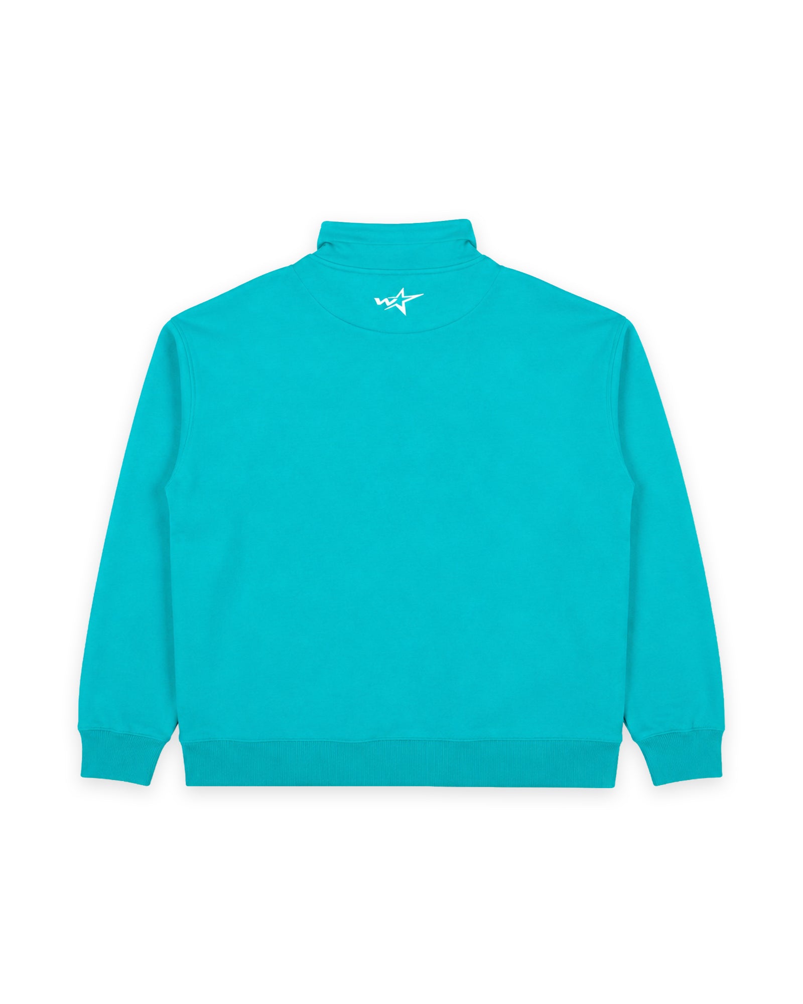 FIVE POINT 1/4 ZIP SWEAT - POOL GREEN