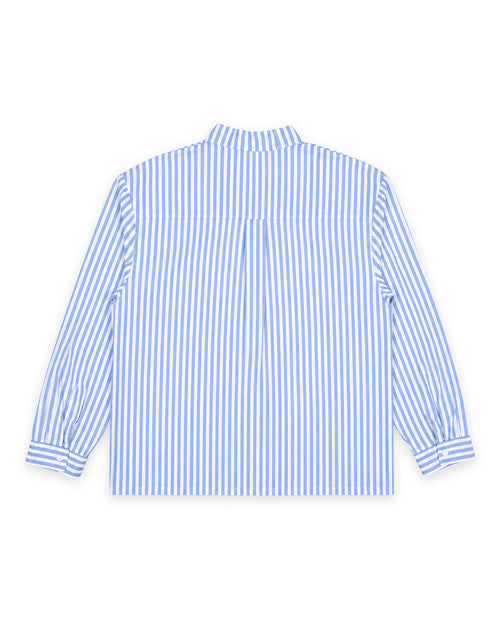 STUDIOS L/S SHIRT - WHITE/BLUE