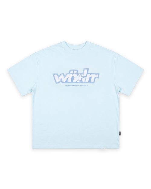 FIVE POINT HEAVY WEIGHT TEE - BABY BLUE