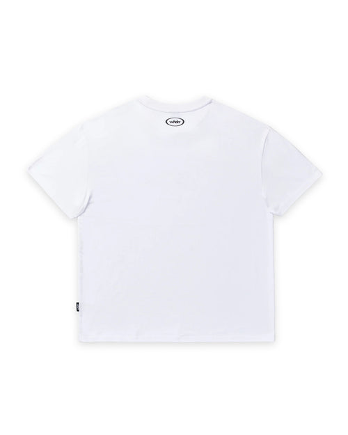 ORBIT BOX FIT TEE - WHITE