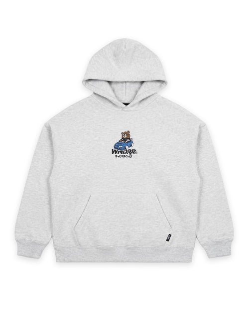 SLAMMED HOOD SWEAT - GREY MARLE