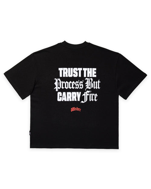 PROCESS HEAVY WEIGHT TEE - BLACK