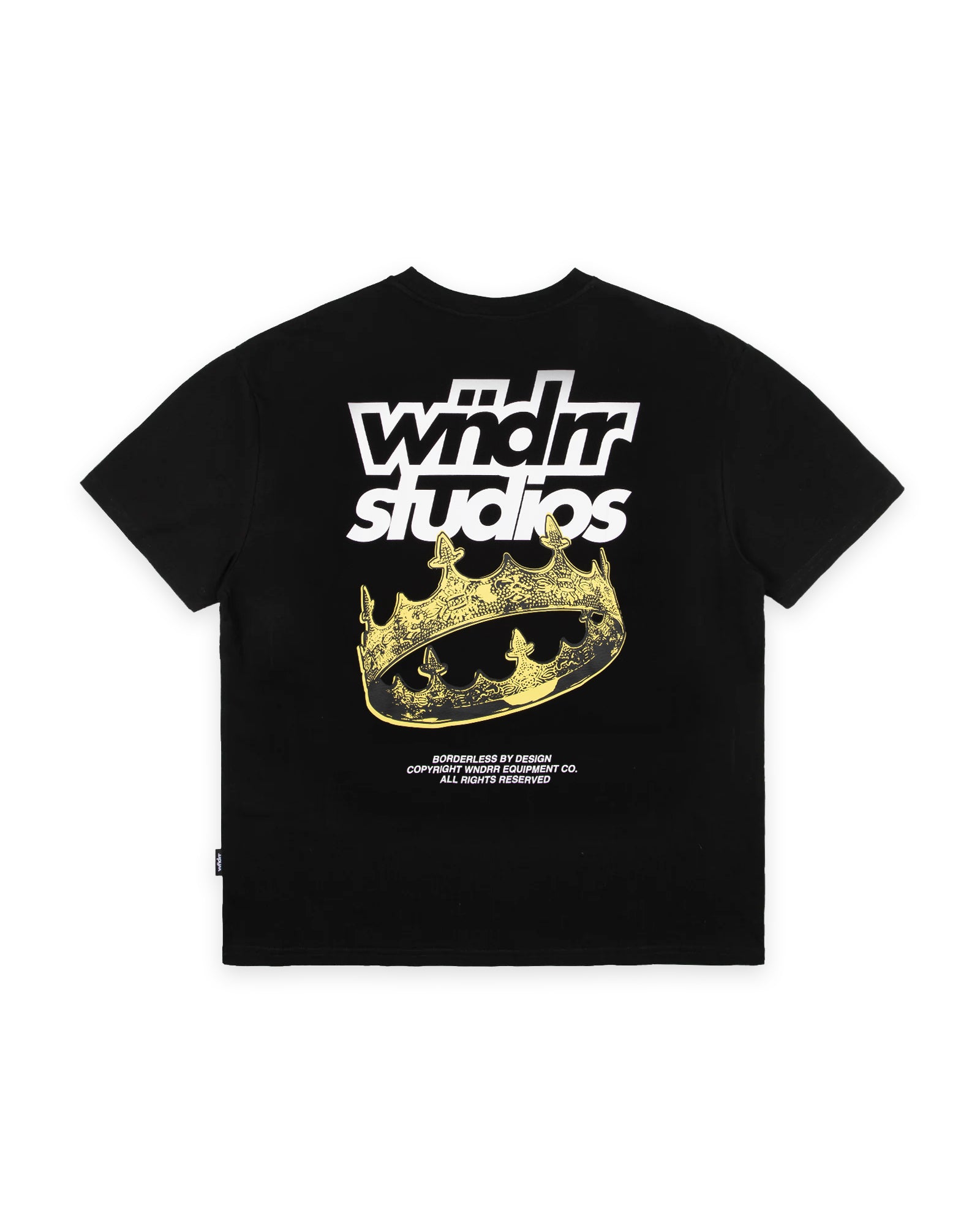 RULE BOX FIT TEE - BLACK