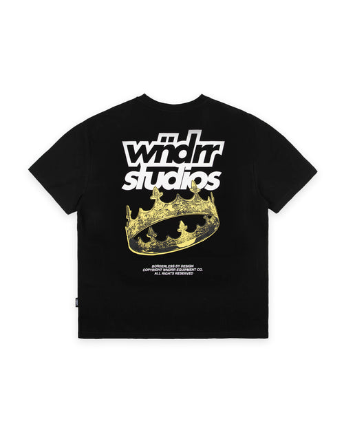 RULE BOX FIT TEE - BLACK