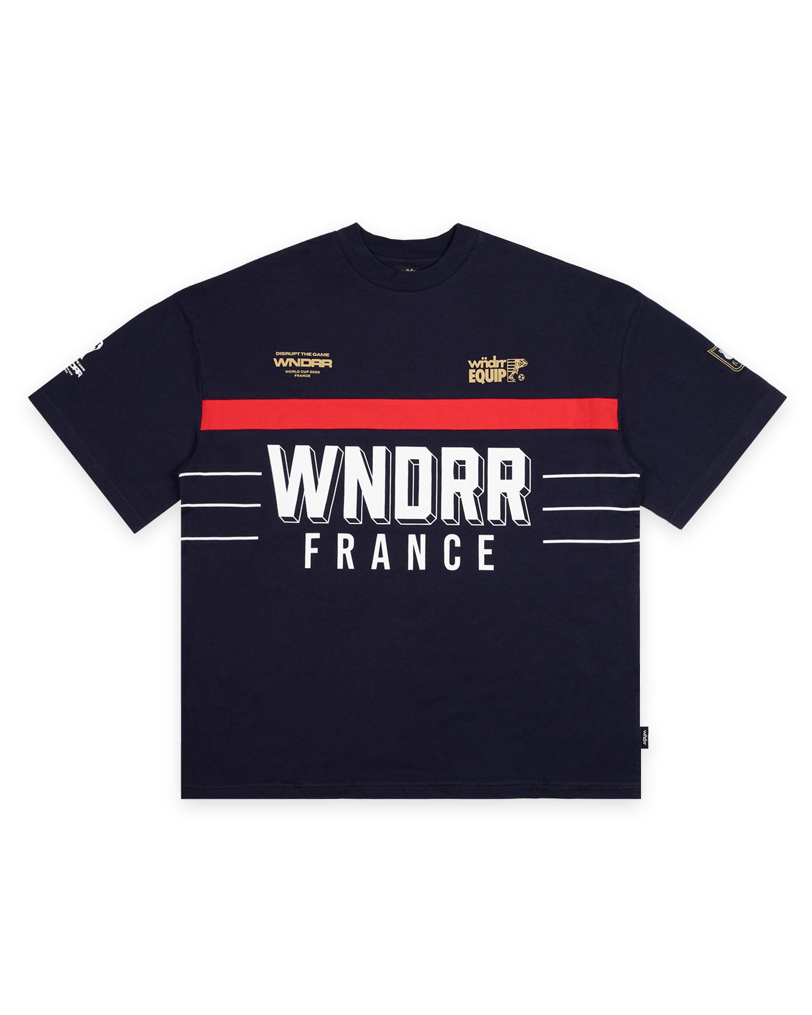 FRANCE WORLD CUP TEE - NAVY/RED