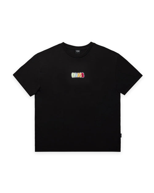 BLISSFUL BOX FIT TEE - BLACK