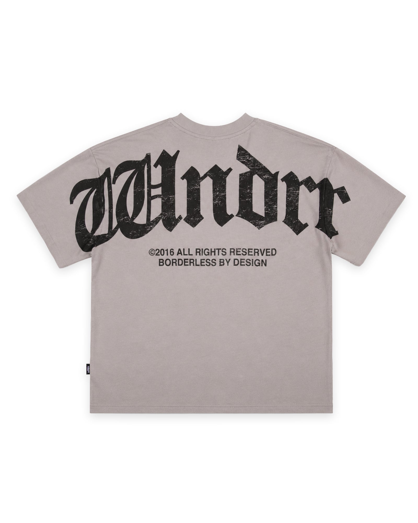 REVIVAL HEAVY WEIGHT TEE - MOON GREY