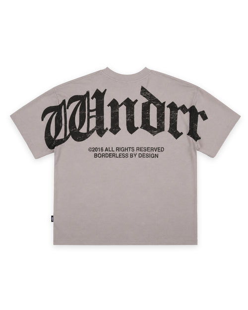 REVIVAL HEAVY WEIGHT TEE - MOON GREY