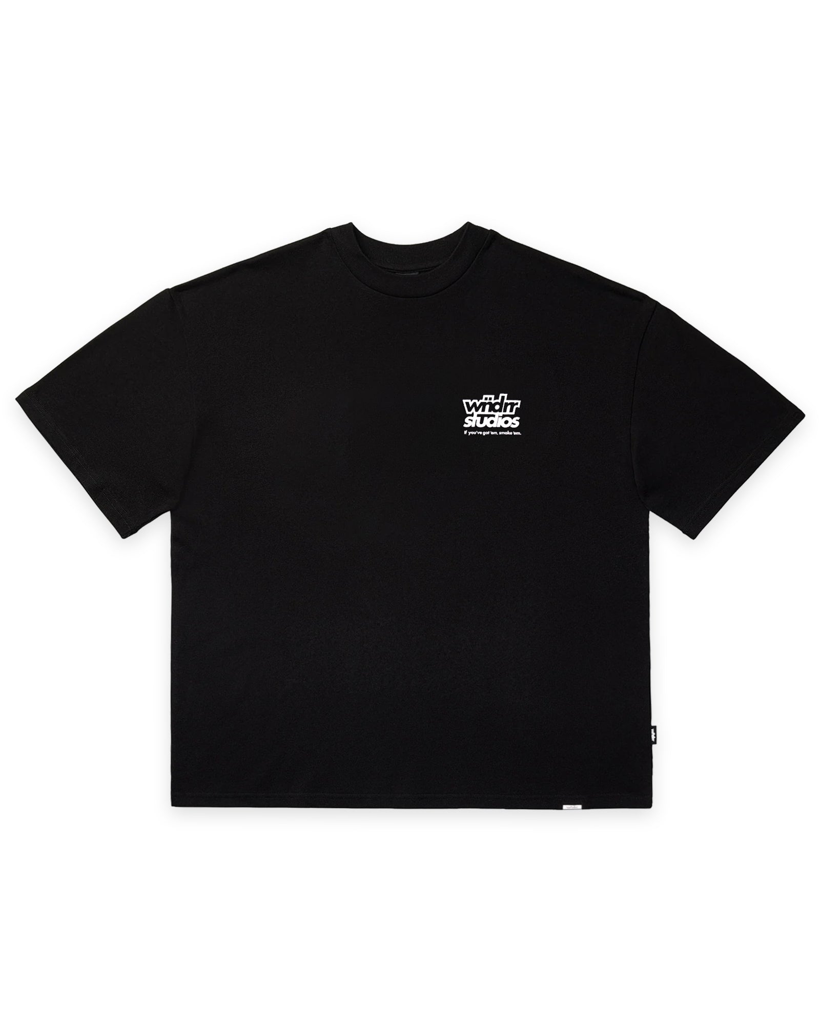 LIGHTER HEAVY WEIGHT TEE - BLACK