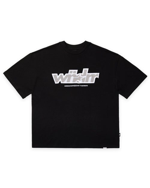 FIVE POINT HEAVY WEIGHT TEE - BLACK
