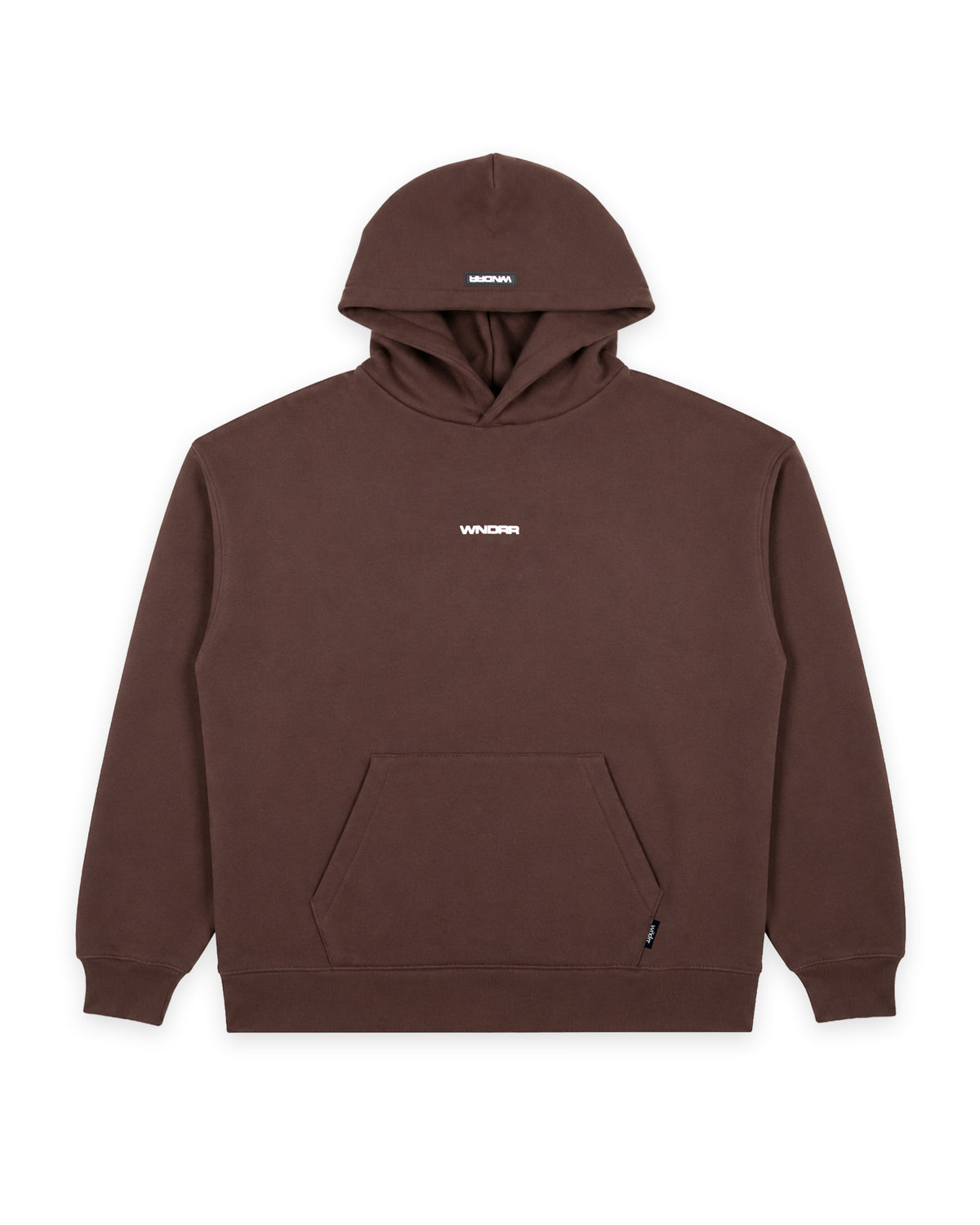 REFRAIN HOOD SWEAT - BROWN