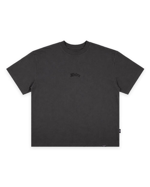 REVIVAL HEAVY WEIGHT TEE - FADED BLACK