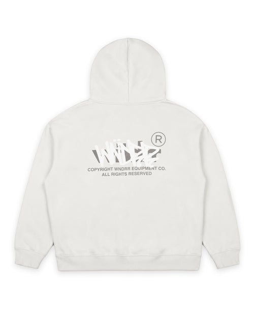 TAGGED HOOD SWEAT - OYSTER