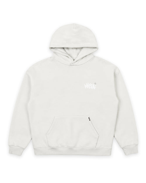 TAGGED HOOD SWEAT - OYSTER
