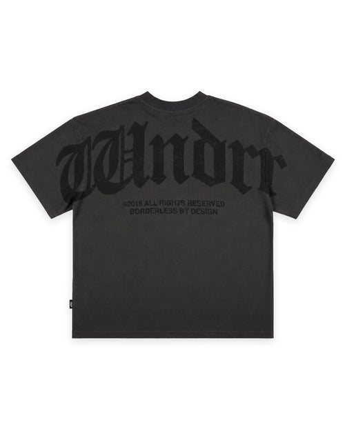 REVIVAL HEAVY WEIGHT TEE - FADED BLACK