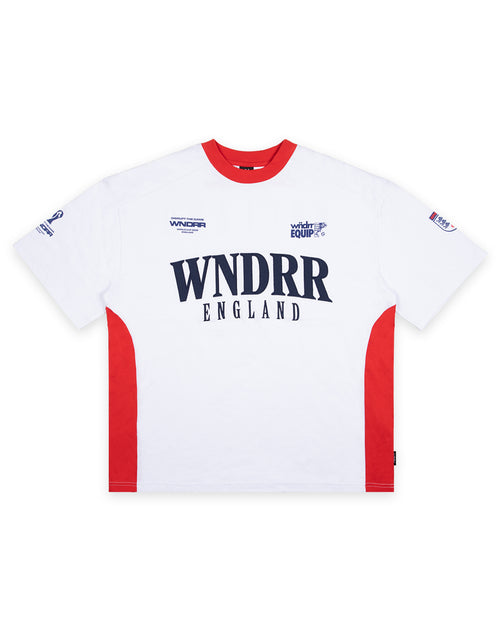 ENGLAND WORLD CUP TEE - WHITE/RED