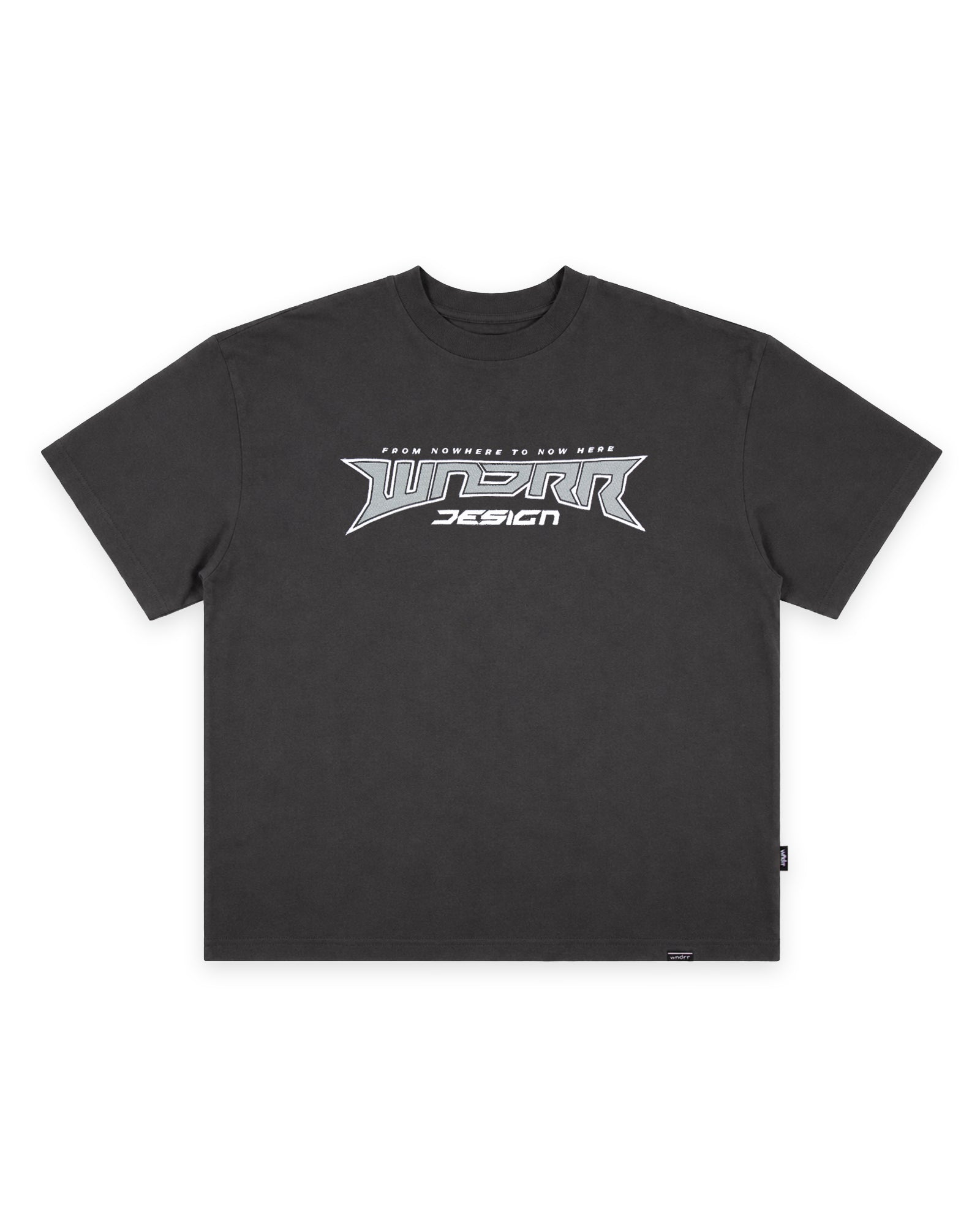 PULSE HEAVY WEIGHT TEE - FADED BLACK