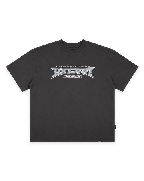 PULSE HEAVY WEIGHT TEE - FADED BLACK