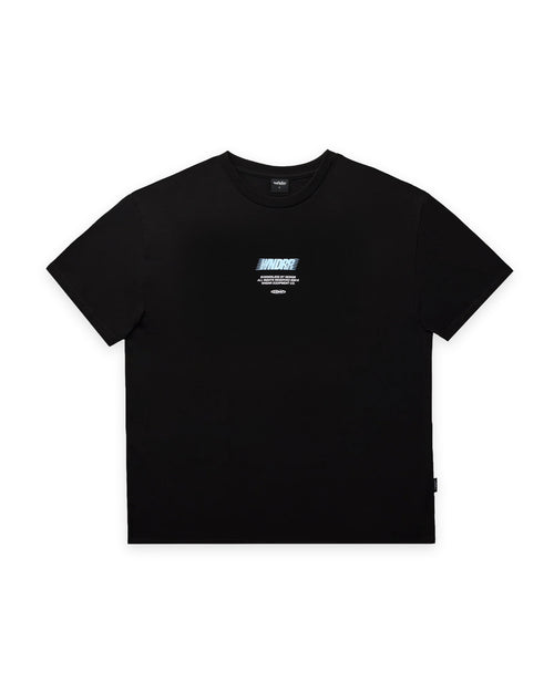 BORDERLESS BOX FIT TEE - BLACK