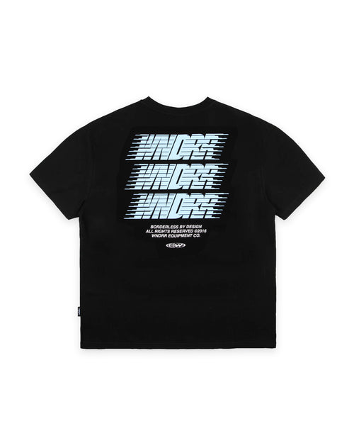 BORDERLESS BOX FIT TEE - BLACK