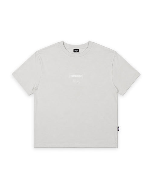 SHODO BOX FIT TEE - OYSTER