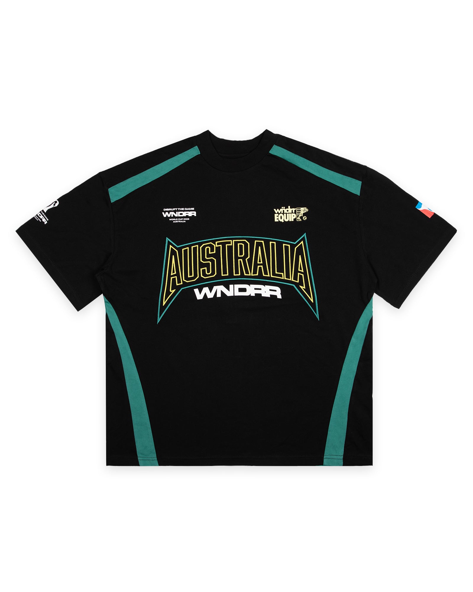 AUSTRALIA WORLD CUP TEE - BLACK/GREEN
