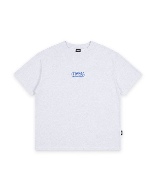 BLISSED OUT BOX FIT TEE - WHITE MARLE