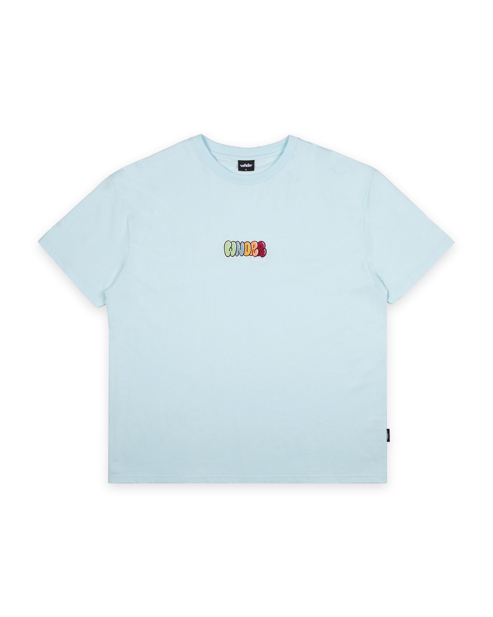 BLISSFUL BOX FIT TEE - BABY BLUE