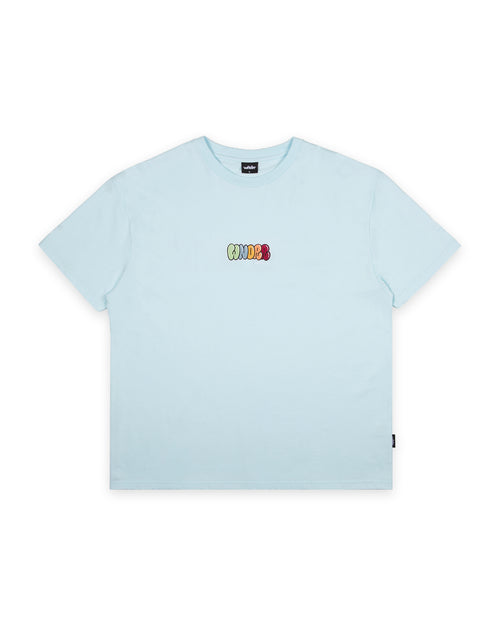 BLISSFUL BOX FIT TEE - BABY BLUE