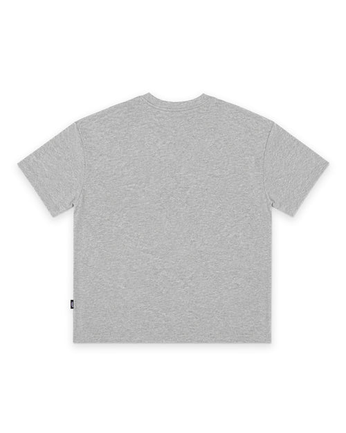 RIOT HEAVY WEIGHT TEE - GREY MARLE