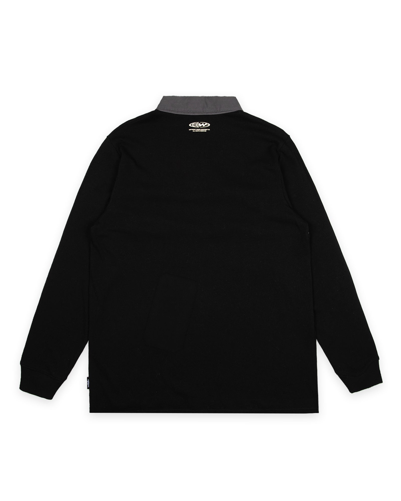 GLOBE RUGBY POLO - BLACK